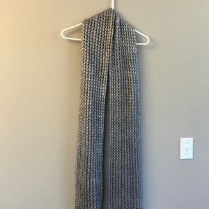 Gray shimmery scarf